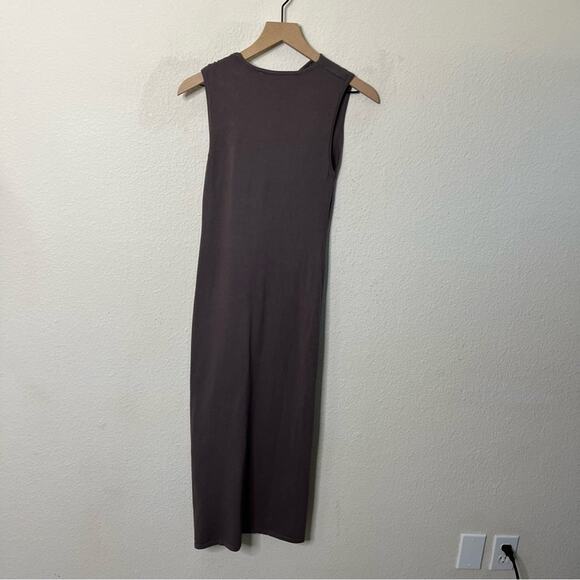 Zara Twist Knote Neck Knit Midi Dress Womens Size S - Picture 5 of 7